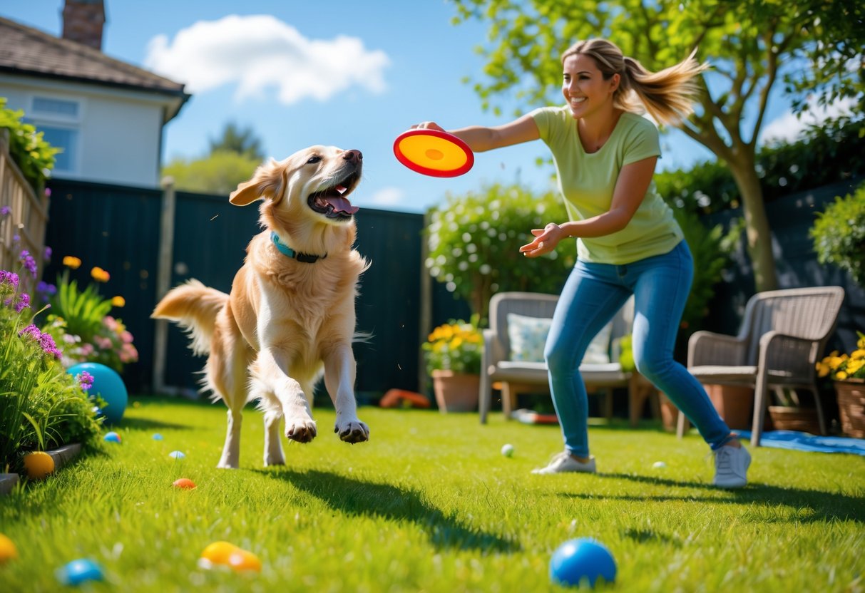 Sjove aktiviteter til leg i haven med din hund